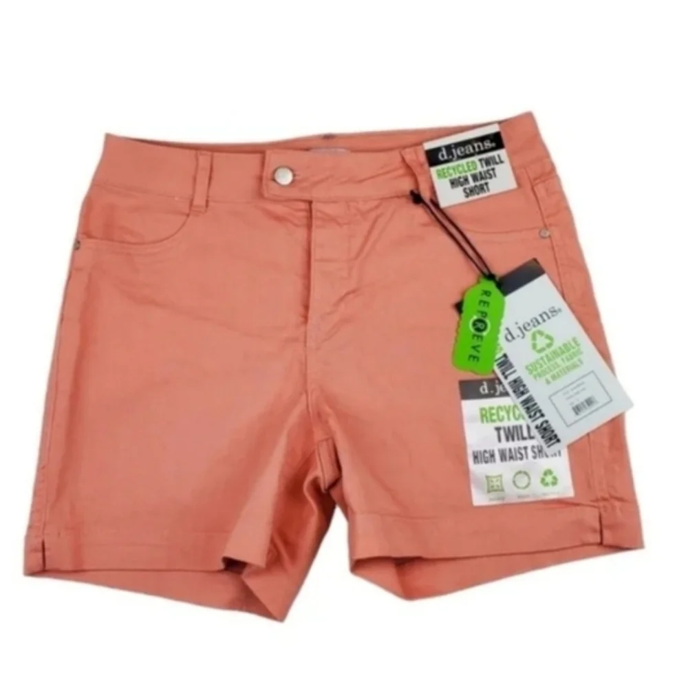 D.JEANS TWILL high waist jeans shorts